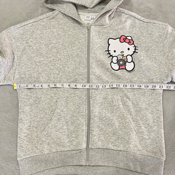 NEW Hello Kitty Zip Up Hoodie Kids Size XL - Picture 9 of 12